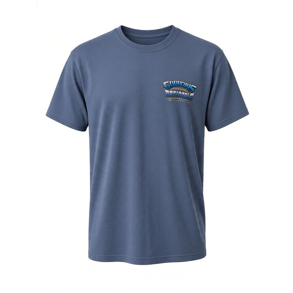 Goodguys 2010 Nationals T-Shirt Mens Large Blue Columbus Ohio Hot Rod Car Show